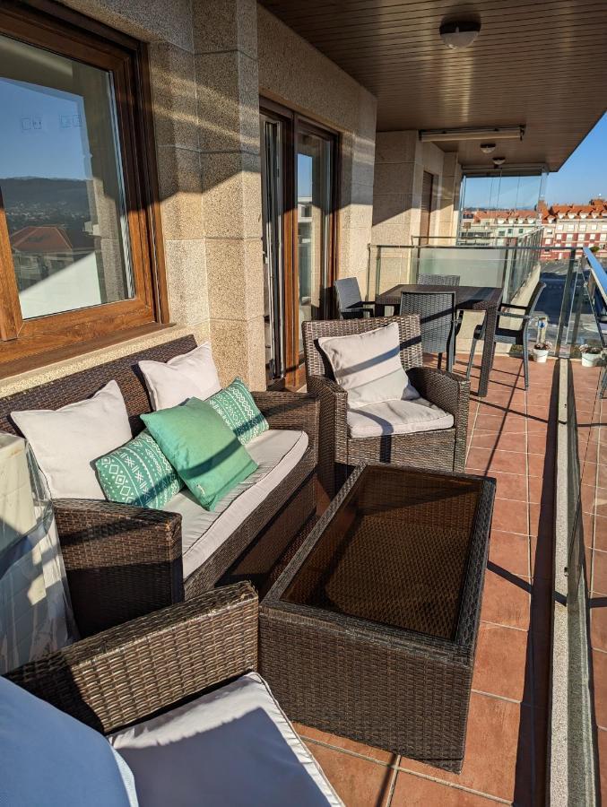 Apartamento 2 Habitaciones Con Vistas En La Playa Portonovo Eksteriør bilde